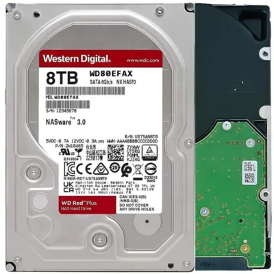 WD Red Plus 8TB 3.5" 256MB WD80EFAX HDD Hard Disk Drive wholesale
