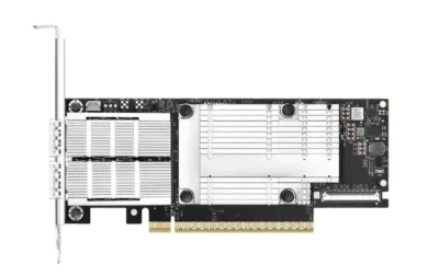 NVIDIA Mellanox MCX755106AS-HEAT ConnectX-7 InfiniBand & Ethernet Adapter Card 200GbE/NDR200, Dual-Port QSFP112, PCIe 5.0 x16, with x16 PCIe Extension Option, Secure Boot, Tall&Short Bracket wholesale