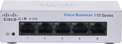 Cisco Business CBS110-5T-D Unmanaged Switch | 5 Port GE | Desktop | Ext PS - Image 2