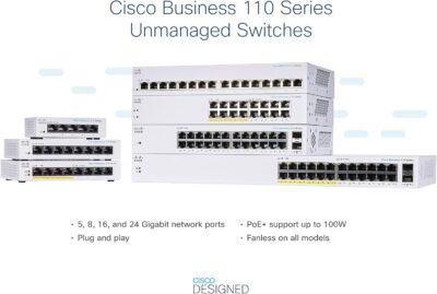 Cisco Business CBS110-16T Unmanaged Switch | 16 Port GE - Image 3