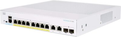 Cisco Business CBS350-8T-E-2G Managed Switch | 8 Port GE | Ext PS | 2x1G Combo - Image 2