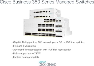 Cisco Business CBS350-8S-E-2G Managed Switch | 8 Port 1G SFP | 2x1G Combo wholesale
