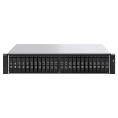 QNAP TS-h2490FU-7232P-64G 24 Bay Dual Node NAS with Two Dual-Port 25GbE SmartNIC Ports and 1100W Redundant PSU wholesale