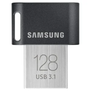 Samsung FIT Plus USB Flash Drive Type-A 128GB 400MB/s Read 60MB/s Write Compact USB 3.1 Flash Drive with Key Ring, Gray, MUF-128AB/APC wholesale