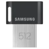 Samsung FIT Plus USB Flash Drive Type-A, 512GB, 400MB/s Read, 110MB/s Write, Compact USB 3.2 Memory Stick with Key Ring, Grey, MUF-512AB/APC wholesale