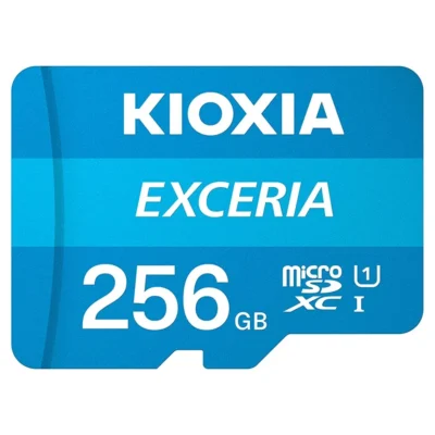 Kioxia Exceria 256GB MicroSD UHS-I Class 10 Full HD 100MB/s MicroSDHC Memory Card for Smartphone & Tablet Bundle with (1) GoRAM Plastic Case (256GB, 1 Pack) wholesale