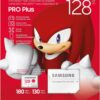 Samsung PRO Plus Sonic The Hedgehog + Adapter, 128GB microSDXC, Up-to 180MB/s, Full HD & 4K UHD, UHS-I, C10, U3, V30, A2, for Nintendo-Switch, Steam Deck, GoPRO, DJI Drone, Tablets (MB-MD128SA/LC1) wholesale
