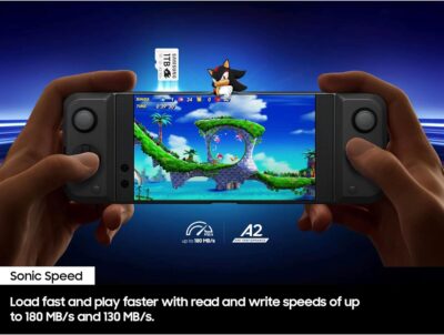 Samsung PRO Plus Sonic The Hedgehog + Adapter, 128GB microSDXC, Up-to 180MB/s, Full HD & 4K UHD, UHS-I, C10, U3, V30, A2, for Nintendo-Switch, Steam Deck, GoPRO, DJI Drone, Tablets (MB-MD128SA/LC1) wholesale