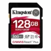 Kingston Canvas React Plus 128GB SD Card | SDXC UHS-II | 300R/260W U3 V90 | Full HD/4K/8K | SDR2/128GB wholesale Kingston Canvas React Plus 128GB SD Card | SDXC UHS-II | 300R/260W U3 V90 | Full HD/4K/8K | SDR2/128GB wholesale