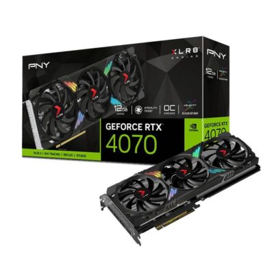 PNY RTX 4070 XLR8 Gaming VERTO EPIC-X RGB OC Triple Fan VCG407012TFXXPB1-O Nvidia Geforce GPU wholesale
