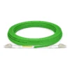 3m (10ft) Fiber Patch Cable, 2 Fibers, LC UPC Duplex to LC UPC Duplex, Multimode (OM5), Riser (OFNR), 2.0mm, Tight-Buffered, Lime Green wholesale