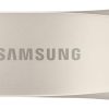 Samsung BAR Plus USB Flash Drive Type-A, 512 GB, 400 MB/s Read, 110 MB/s Write, Durable USB 3.2 Memory Stick with Key Ring, Champagne Silver, MUF-512BE3/CN wholesale