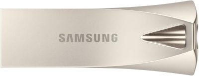 Samsung BAR Plus USB Flash Drive Type-A, 512 GB, 400 MB/s Read, 110 MB/s Write, Durable USB 3.2 Memory Stick with Key Ring, Champagne Silver, MUF-512BE3/CN wholesale