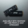 Kingston SFYRSK/500G Fury Renegade 500GB PCIe Gen 4 NVMe M.2 Internal Gaming SSD with Heat Sink|PS5 Ready|Up to 7300MB/s wholesale