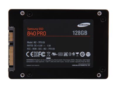 SAMSUNG 840 Pro Series 2.5" 128GB SATA III MLC Internal Solid State Drive (SSD) MZ-7PD128BW - Image 4
