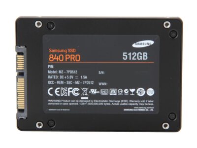 SAMSUNG 840 Pro Series 2.5" 512GB SATA III MLC Internal Solid State Drive (SSD) MZ-7PD512BW - Image 4