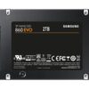 SAMSUNG 860 EVO Series 2.5" 2TB SATA III Samsung V-NAND 3-bit MLC Internal Solid State Drive (SSD) MZ-76E2T0B/AM wholesale SAMSUNG 860 EVO Series 2.5" 2TB SATA III Samsung V-NAND 3-bit MLC Internal Solid State Drive (SSD) MZ-76E2T0B/AM wholesale