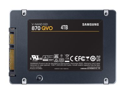 SAMSUNG 870 QVO Series 2.5" 4TB SATA III V-NAND Internal Solid State Drive (SSD) MZ-77Q4T0B/AM - Image 2