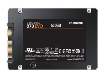 SAMSUNG 870 EVO Series 2.5" 500GB SATA III V-NAND Internal Solid State Drive (SSD) MZ-77E500B/AM - Image 2