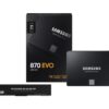 SAMSUNG 870 EVO Series 2.5" 1TB SATA III V-NAND Internal Solid State Drive (SSD) MZ-77E1T0B/AM wholesale SAMSUNG 870 EVO Series 2.5" 1TB SATA III V-NAND Internal Solid State Drive (SSD) MZ-77E1T0B/AM wholesale