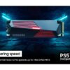SAMSUNG SSD 990 PRO with Heatsink 1TB, PCIe 4.0, Sew. Read Speeds Up-to 7,450MB/s, Compatible with PlayStation5 (MZ-V9P1T0CW) wholesale SAMSUNG SSD 990 PRO with Heatsink 1TB, PCIe 4.0, Sew. Read Speeds Up-to 7,450MB/s, Compatible with PlayStation5 (MZ-V9P1T0CW) wholesale