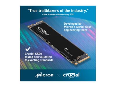 Crucial P3 1TB PCIe 3.0 3D NAND NVMe M.2 SSD, up to 3500MB/s - CT1000P3SSD8 wholesale