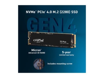 Crucial P3 Plus M.2 2280 500GB PCI-Express 4.0 x4 NVMe 3D NAND Internal Solid State Drive (SSD) CT500P3PSSD8 wholesale