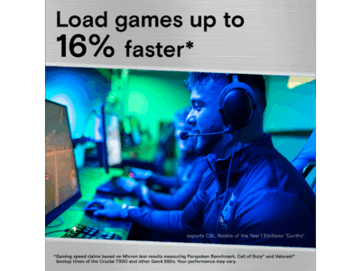 Crucial T500 500GB Gen4 NVMe M.2 Internal Gaming SSD, Up to 7200MB/s, laptop & desktop Compatible + 1mo Adobe CC All Apps - CT500T500SSD8 wholesale