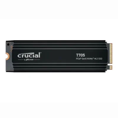 Crucial T705 1TB PCIe Gen5 NVMe M.2 SSD with Heatsink  - Up to 13,600 MB/s - Game Ready - Internal Solid State Drive (PC) - +1mo Adobe CC - CT1000T705SSD5 wholesale
