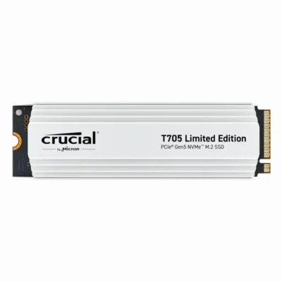 Crucial T705 2TB PCIe Gen5 NVMe M.2 SSD with White Heatsink  - Up to 14,500 MB/s - Limited Edition - Internal Solid State Drive (PC) - +1mo Adobe CC - CT2000T705SSD5A wholesale
