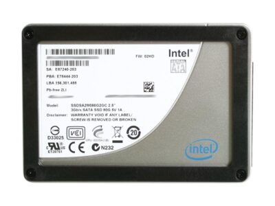 Intel X25-M 2.5" 80GB SATA II MLC Internal Solid State Drive (SSD) SSDSA2MH080G2K5 wholesale
