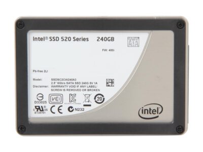 Intel 520 Series Cherryville 2.5" 240GB SATA III MLC Internal Solid State Drive (SSD) SSDSC2CW240A3K5 wholesale