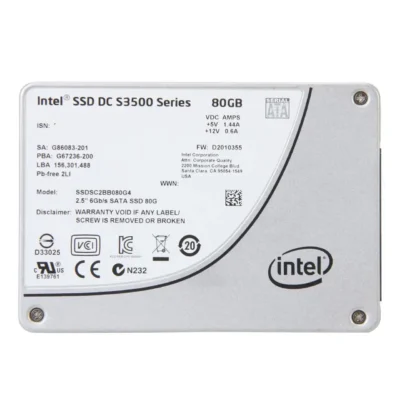 Intel DC S3500 SSDSC2BB080G401 2.5" 80GB SATA III MLC Business Solid State Drive wholesale