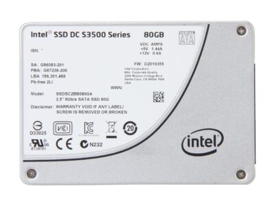 Intel DC S3500 SSDSC2BB080G401 2.5" 80GB SATA III MLC Business Solid State Drive wholesale