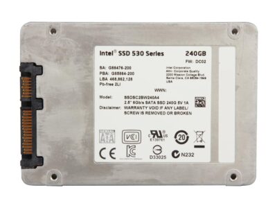 Intel 530 Series 2.5" 240GB SATA III MLC Internal Solid State Drive (SSD) SSDSC2BW240A401 wholesale