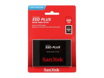 SanDisk SSD Plus 240GB Internal SSD - SATA III 6Gb/s, 2.5"/7mm - SDSSDA-240G-G26 - Image 2