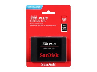 SanDisk SSD Plus 960GB Internal SSD - SATA III 6Gb/s, 2.5"/7mm - SDSSDA-960G-G26 wholesale