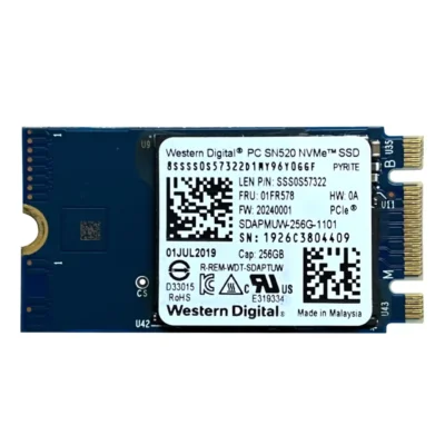 Western Digital PC SN520 M.2 2242 256GB PCIe Gen3 x2 NVMe 1.3 64-layer 3D NAND Internal Solid State Drive (SSD) SDAPMUW-256G wholesale