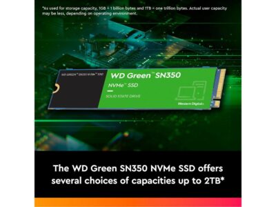 Western Digital WD Green 1TB SN350 NVMe M.2 2280 PCI-Express 3.0 x4 Internal Solid State Drive (SSD) WDS100T3G0C wholesale