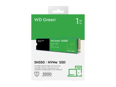 Western Digital WD Green 1TB SN350 NVMe M.2 2280 PCI-Express 3.0 x4 Internal Solid State Drive (SSD) WDS100T3G0C wholesale