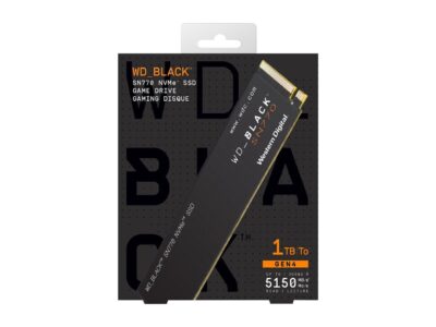 Western Digital WD_BLACK SN770 M.2 2280 1TB PCIe Gen4 16GT/s, up to 4 Lanes Internal Solid State Drive (SSD) WDS100T3X0E wholesale