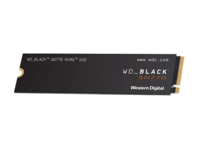 Western Digital WD_BLACK SN770 M.2 2280 1TB PCIe Gen4 16GT/s, up to 4 Lanes Internal Solid State Drive (SSD) WDS100T3X0E wholesale