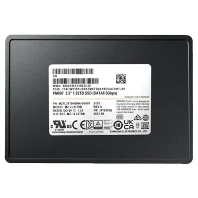 SAMSUNG PM893 2.5" 7.68TB SATA III V-NAND TLC Enterprise Solid State Drive wholesale