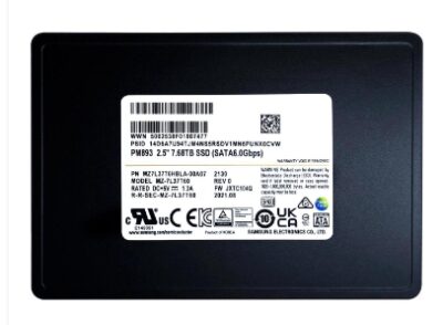 SAMSUNG PM893 2.5" 7.68TB SATA III V-NAND TLC Enterprise Solid State Drive wholesale