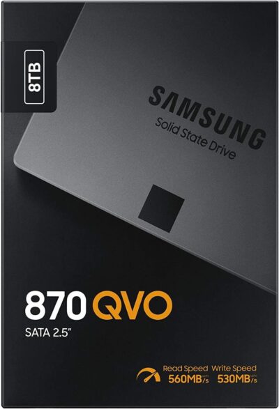 SAMSUNG 870 QVO Series 2.5" 8TB SATA III Samsung 4-bit MLC V-NAND Internal Solid State Drive (SSD) MZ-77Q8T0BW wholesale
