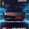 Samsung 990 PRO 2TB PCIe 4.0 (up to 7450 MB/s) NVMe M.2 (2280) Internal Solid State Drive (SSD) (MZ-V9P2T0BW) wholesale