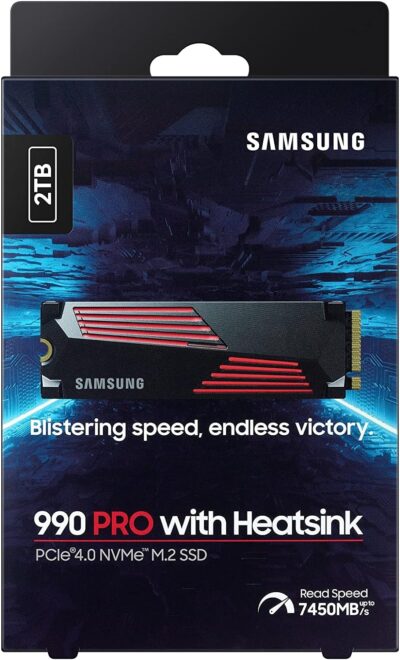 Samsung 990 PRO 2TB PCIe 4.0 (up to 7450 MB/s) NVMe M.2 (2280) Internal Solid State Drive (SSD) (MZ-V9P2T0BW) wholesale