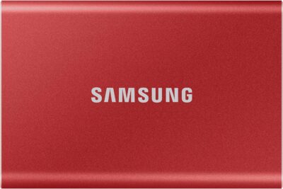 Samsung T7 Portable SSD - 500 GB - USB 3.2 Gen.2 Externe SSD Metallic Red (MU-PC500R/WW) wholesale
