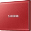Samsung T7 Portable SSD - 500 GB - USB 3.2 Gen.2 Externe SSD Metallic Red (MU-PC500R/WW) wholesale