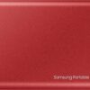 Samsung T7 Portable SSD - 2 TB - USB 3.2 Gen.2 Externe SSD Metallic Red (MU-PC2T0R/WW) wholesale
